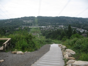 Coquitlam Crunch - This is a fun hike to do if your goal is to get a work out in. The air in this hike is very fresh and if you go on a sunny day, you're sure to get a nice workout. I recommend it for the purpose of exercise. 